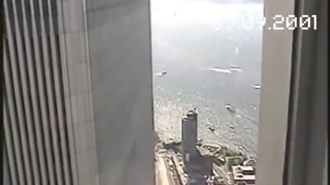 Inside Top of World Trade Center on September 9, 2001 before attack