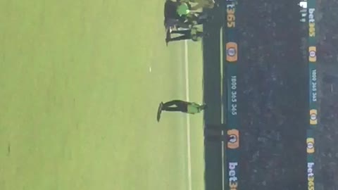 Streaker At The Brand New Optus Stadium in Perth, Australia vs England