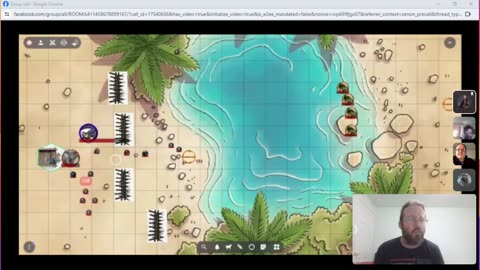 3rd session of D&D livestream (Battle at the Oasis)