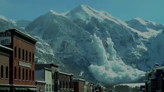 Helicopter Triggered Avalanche in Colorado Mountains