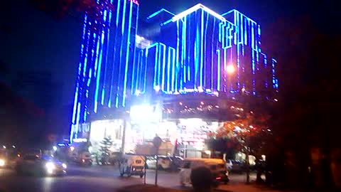 Adama city in night