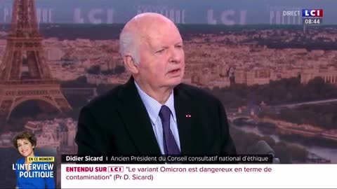 Didier Sicard accuse les non vaccinés d'être indifférents (Covid19 France)