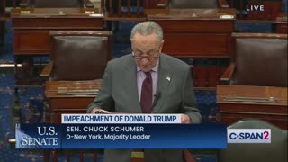 WATCH: Chuck Schumer Mixes Up "INSURRECTION" With "ERECTION"
