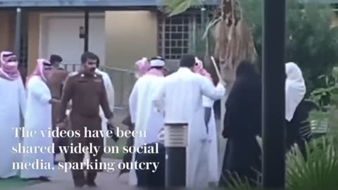 Saudi officials appear to beat women at orphanage