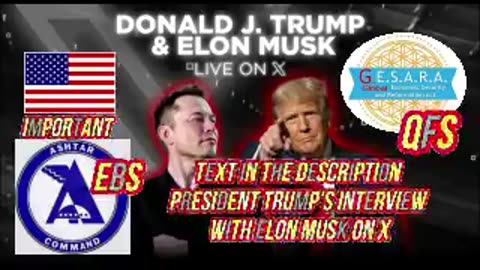 TESTO IN INGLESE DELL'Intervista del presidente Trump con Elon Musk su X