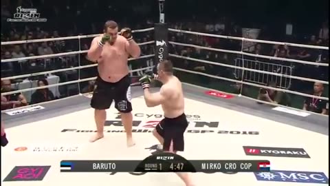 Baritone Estonia vs Mirko CRO COP Filipovic Croatia Knockout MMA Fight
