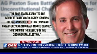 1/3 of states join Texas Supreme Court election lawsuit