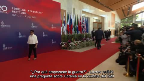 "¿Por qué empezaste la guerra?" - Lavrov recibió una pregunta sobre Ucrania en la cumbre del G20