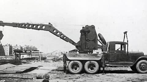 The history of automobile cranes