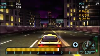 NFS Underground Rivals - Drag Race Event 2 Gold Difficulty(PPSSP HD)