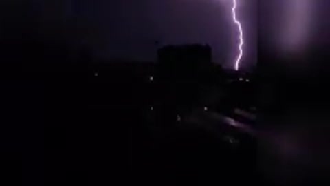 Beautiful lightning