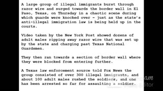 24-0321 - Illegal Immigrants Storm US border in El Paso
