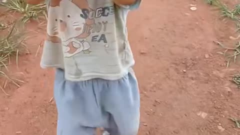 A boy is crying as mom leaves him alone