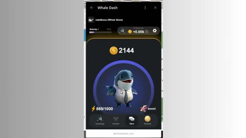 new mining miniapp whale dash