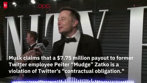 Twitter Says Whistleblower Payout Shouldn't Affect Elon Musk Deal