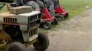 Lawn mower race