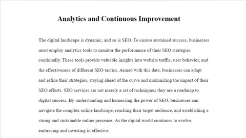 SEO services