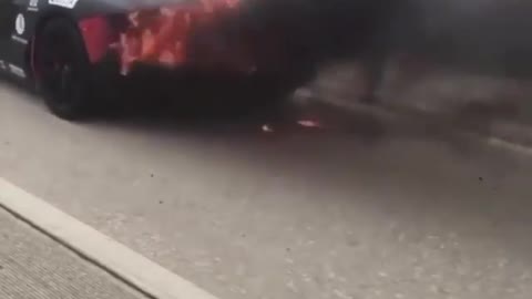 Luberghini on Fire || car crashes