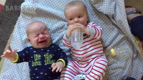The FUNNIEST and CUTEST video you'll see today! - TWIN BABIES
