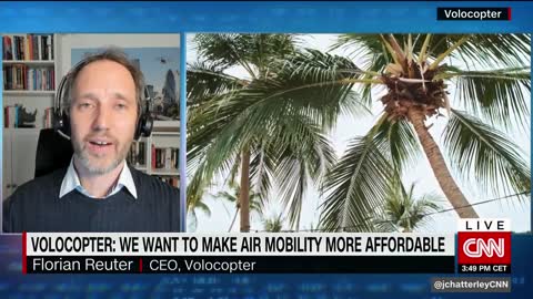 CNN International First Move - Julia Chatterley speaks to Volocopter CEO Florian Reuter