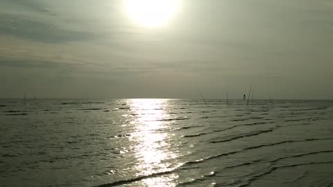 Enjoying the beach view