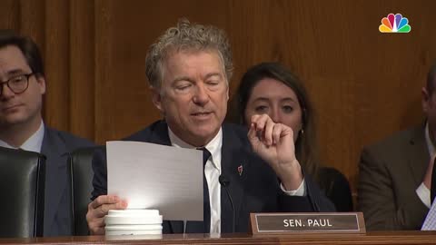 Dr. Fauci, Sen. Rand Paul Clash During Congressional Hearing