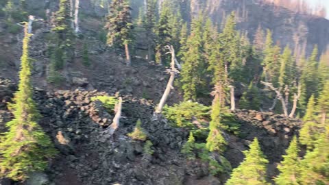 Central Oregon - Three Sisters Wilderness - Panoramic Volcanic Scenery