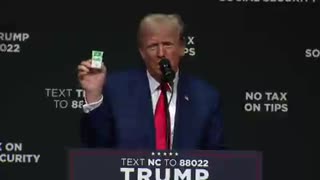 Trump pulled out some Tic Tacs 😂😂