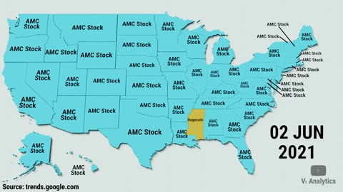 2021's Trending Google Searches by State