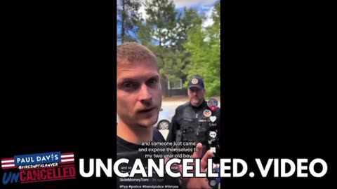Cop explains to shocked father how its legal in Oregon for adults to expose their genitals to children!