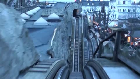 100 Year Old Roller Coaster In Denmark