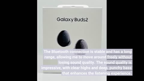 SAMSUNG Galaxy Buds2 True Wireless Earbuds Noise Cancelling Ambient Sound Bluetooth Lightweight...