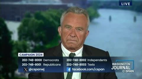 RFK JR. Reacts to Brainwashed Democrat Calls in to says he is not part of their party