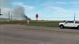 Aftermath of Crash at Dallas Airshow