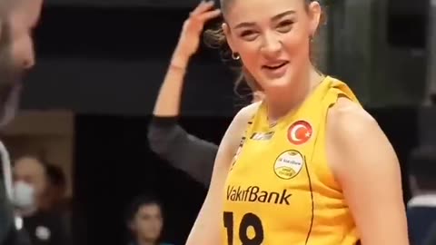 that awesome girl zehra gunes beautiful Volleyball -- player turkey ---- _viral