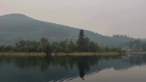 Smoke from Canada wildfires cover British Columbia sky