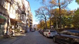 Autumn in Germany (Fürth) a beautifull walking in 1 munite 4k