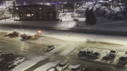 Snow Clean Up Crew, Waterloo, Iowa (01/09/2024)