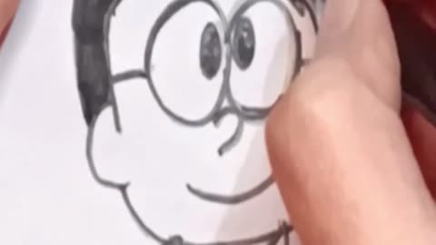 Nobita cartoon sketching