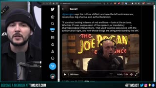 Joe Rogan NOW SLAMS Left As Authoritarian After Saying He'd VOTE TRUMP Over Biden