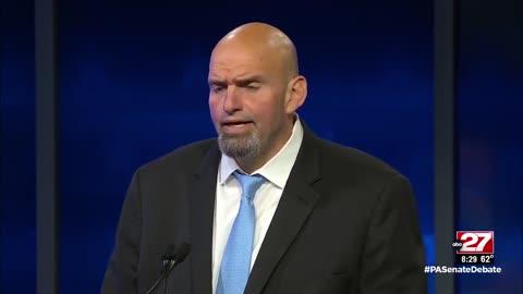 Moderator Reminds Fetterman that His Past Statements Say Otherwise