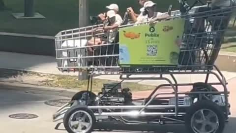 The large shopping cart