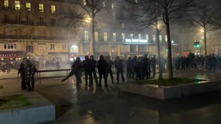 Day 4 of macron's Paris protest ban.
