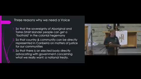 THE VOICE EXPOSED part 47 - THE VOICE IS NOT JUST AN ADVISORY BODY IT WILL ADVOCATE FOR TREATY