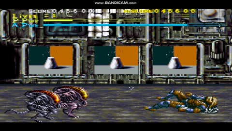 Alien VS Predator - Arcade Classic, Game, Gaming, Game Play, SNES, Super Nintendo