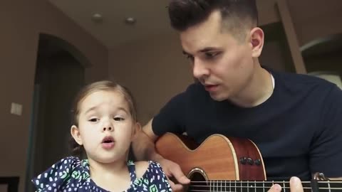 amazing singing by a cute girl