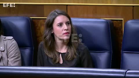 Irene Montero: "El PP promueve la cultura de la violación sexual"