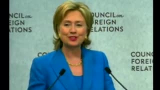 Hillary Clinton Admits the (CFR) Council on Foreign Relations Gives ORDERS to Her & DC Politicians