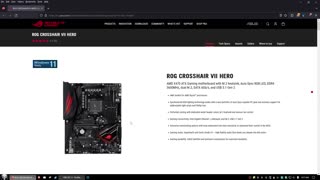 ROG Crosshair VII Hero Motherboard-Error Code 27