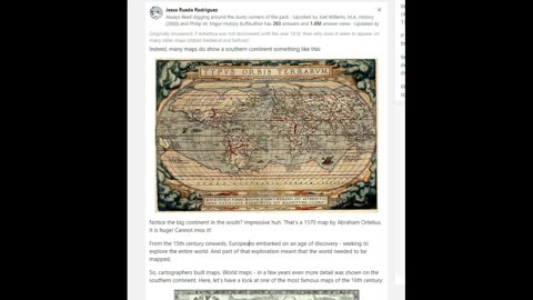 Old Maps - No Ice Antarctica - Mountains or Pyramids? - TheUnscrambledChannel